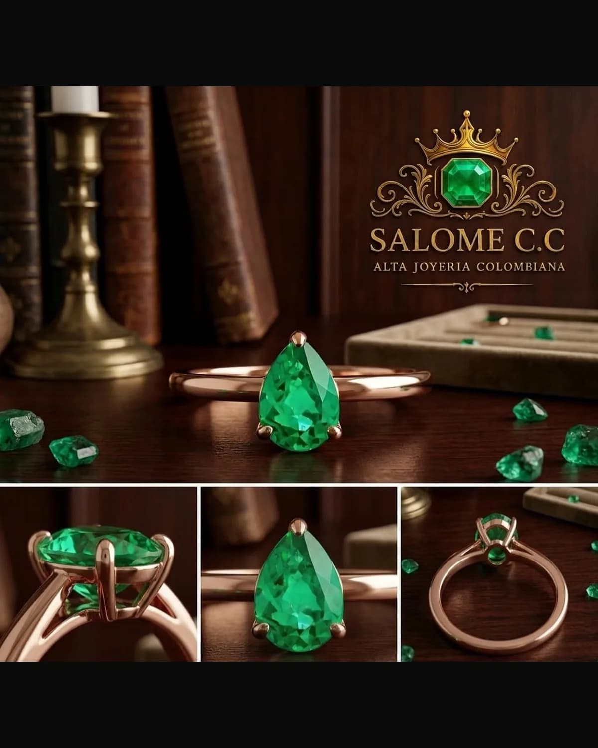 Anillo Rocío Rosado