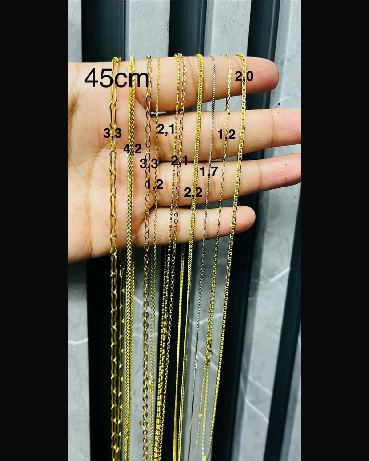 Cadena Calibres Jardín 45
